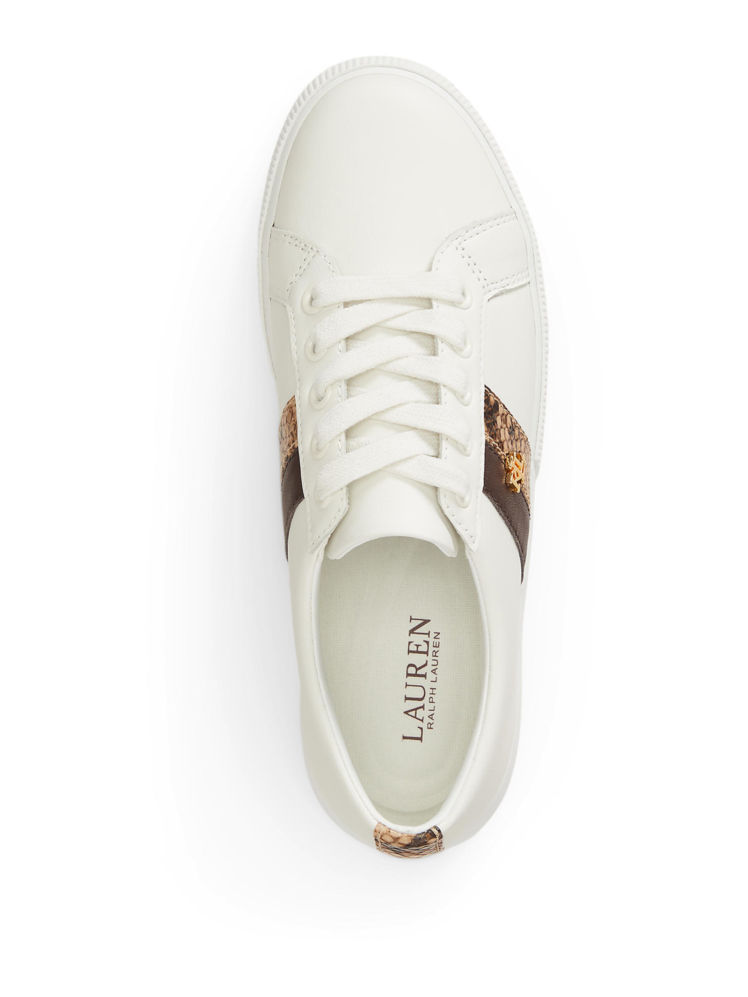 Sneaker low 'JANSON II' de la Lauren Ralph Lauren pe alb