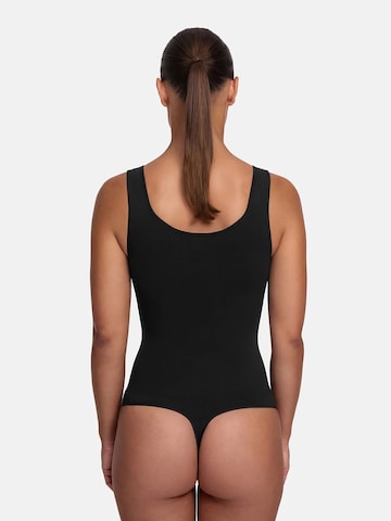 cfab (formerly creamy fabrics) Shapingbody 'Tank Bodysuit Sculpting Shapewear mit String' in Zwart