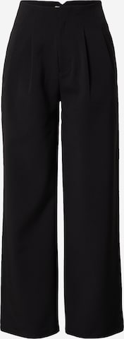 LeGer by Lena Gercke - Pierna ancha Pantalón plisado 'Shanice' en negro: frente