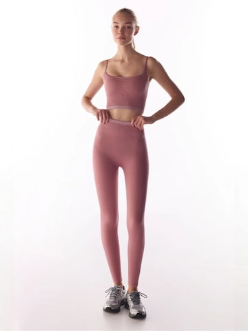Skinny Leggings 'Gamaschen' Penti en rose