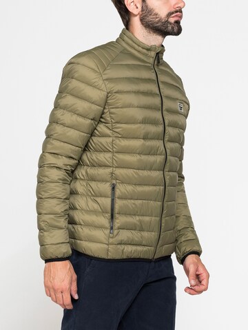 Carrera Jeans Outdoor jacket 'Upright-Collar' in Green