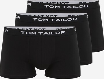 TOM TAILOR Boxer shorts in Black: front