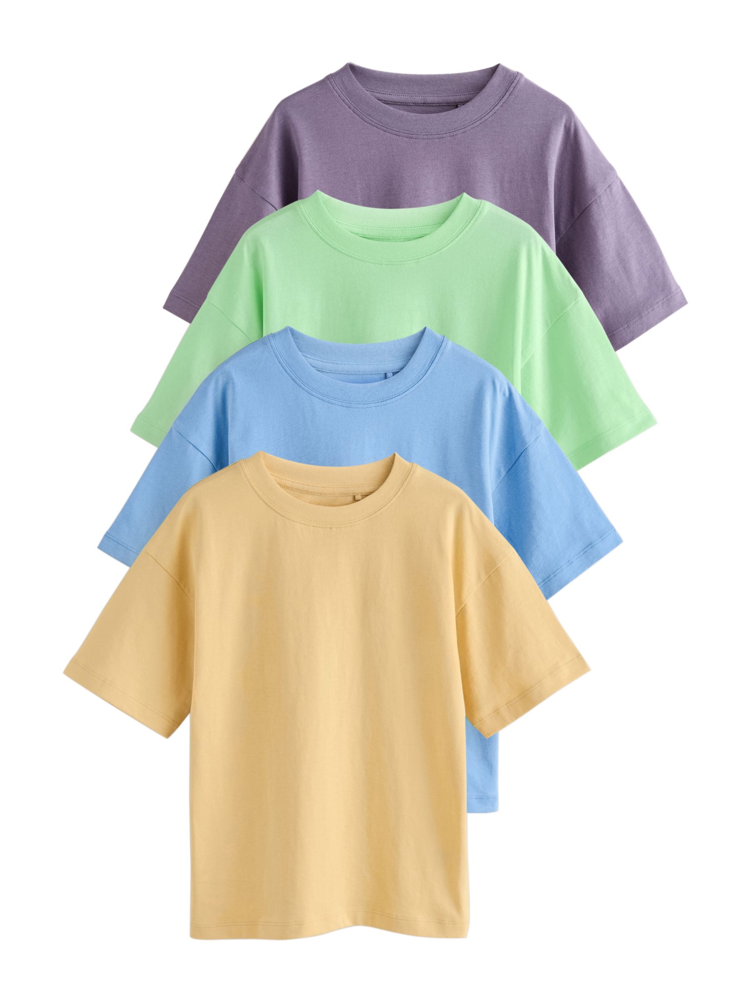 T-Shirt Next en bleu : devant