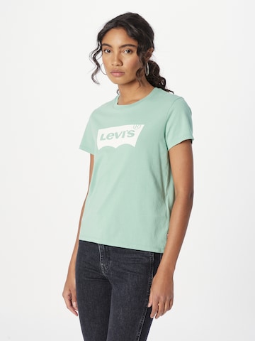 LEVI'S ® Shirt 'The Perfect Tee' in Groen: voorkant
