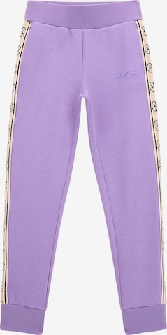 GUESS Pants in Purple: front