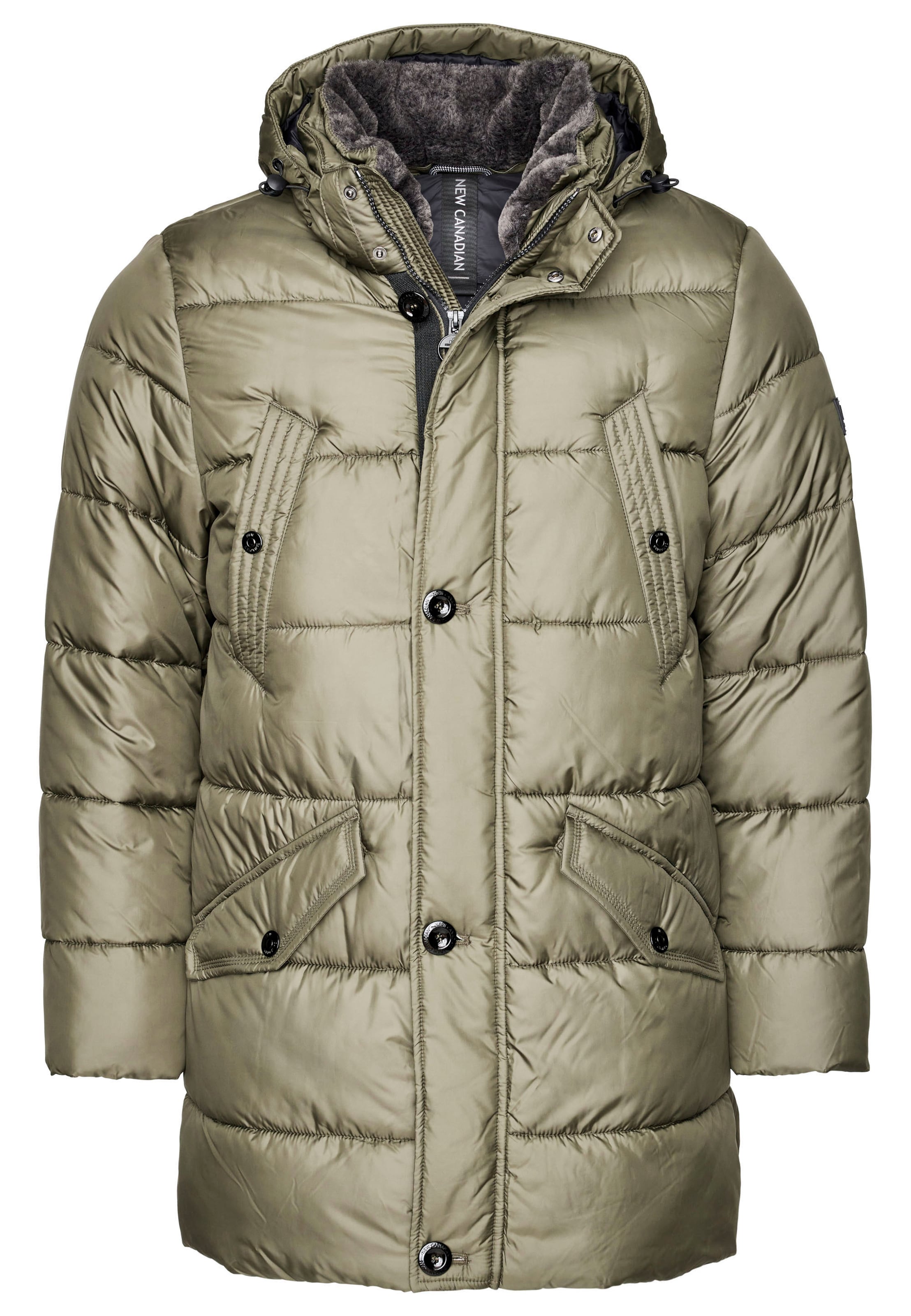 NEW CANADIAN Winter Jacket in Grey: front