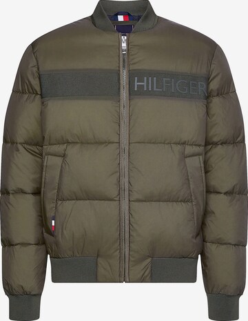 Geacă de iarnă de la TOMMY HILFIGER pe verde: față