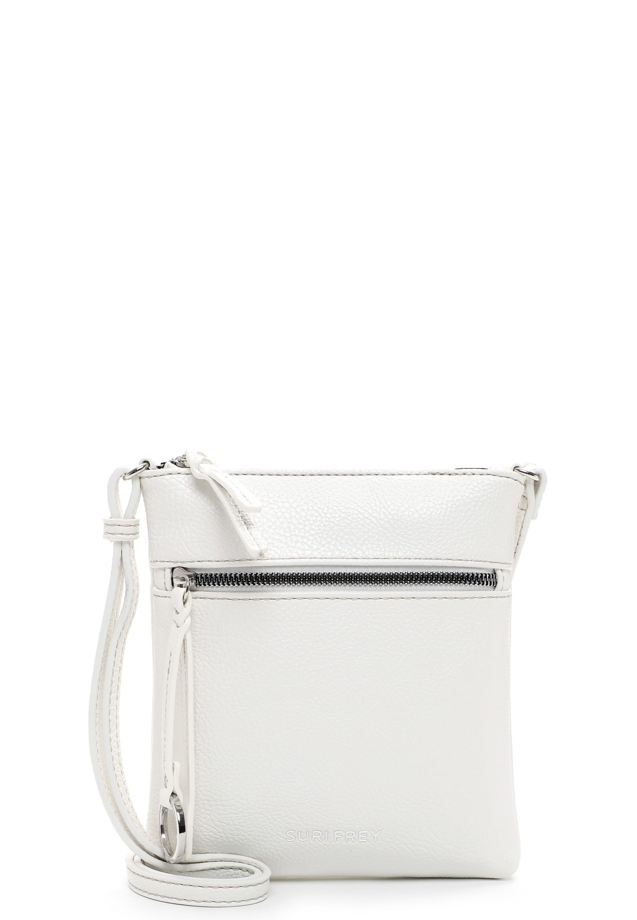 Borsa a tracolla 'Debby' di Suri Frey in bianco: frontale