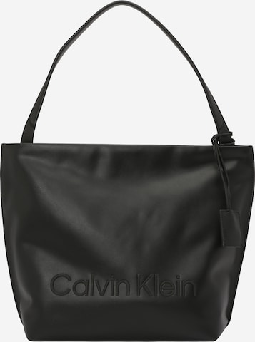 Calvin Klein Shoulder Bag in Black: front