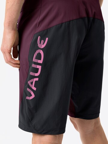 VAUDE Regular Outdoor Pants 'Altissimo' in Red