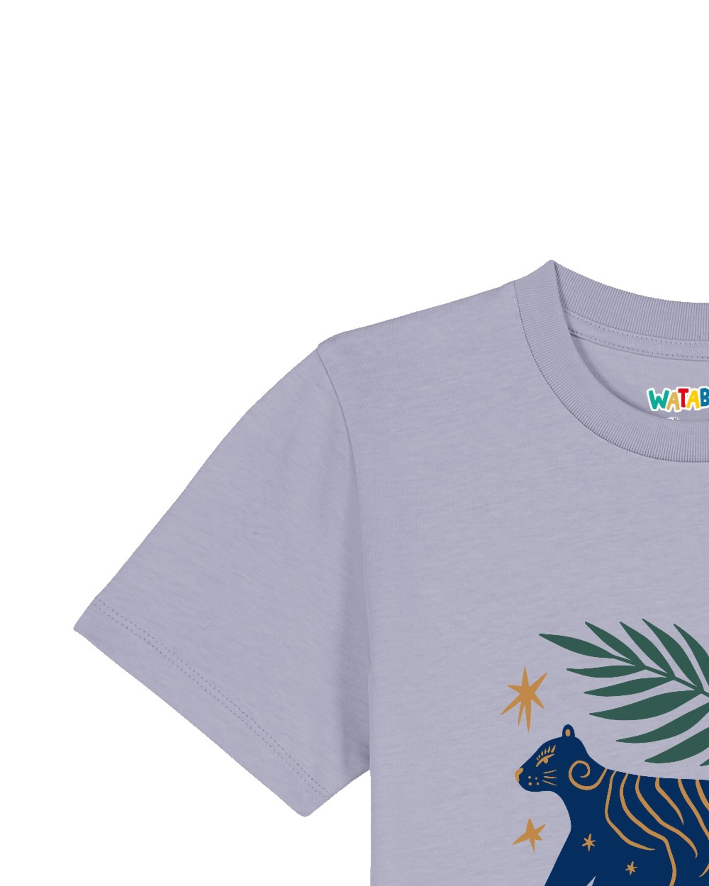 T-Shirt 'Love and flex' watabout.kids en bleu