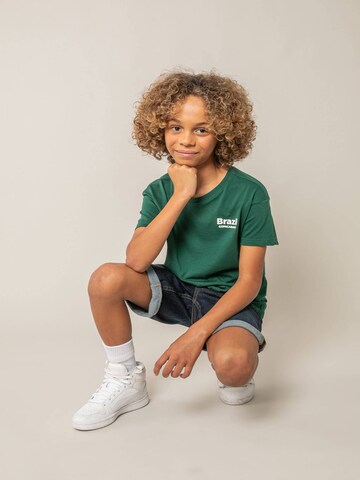 T-Shirt 'Janeiro' Deeluxe en vert