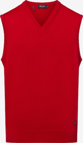 MAERZ Muenchen Sweater Vest ' ' in Red: front