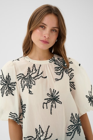 Chemisier 'CUBisera' CULTURE en beige