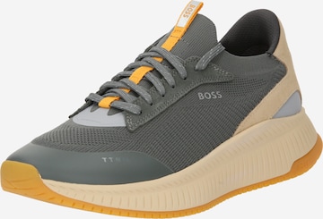 BOSS Black Sneakers 'Slon' in Grey: front