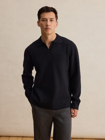 DAN FOX APPAREL Свитер 'Jaron' в Черный: спереди