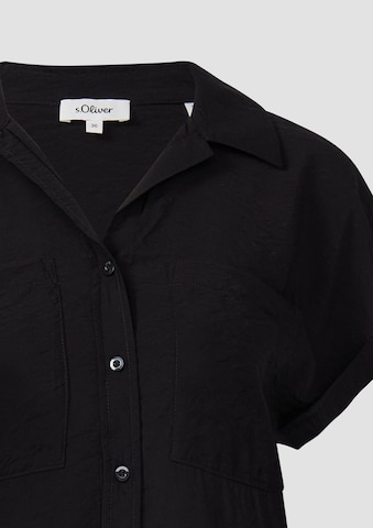 s.Oliver Bluse in Schwarz