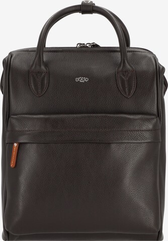 Jump Backpack 'Uppsala Cuir' in Brown: front