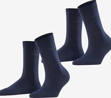 ESPRIT Socken 'Basic Easy 2-Pack' in Blau: Vorderseite