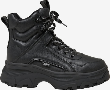 BUFFALO - Bota com atacadores 'Venom' em preto: frente