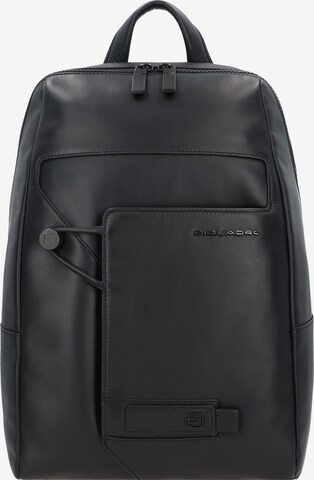 Piquadro Backpack 'Aye' in Black: front