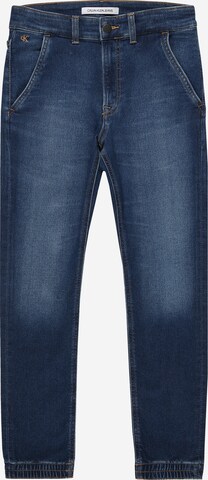 Calvin Klein Jeans Tapered Farkut värissä sininen: edessä