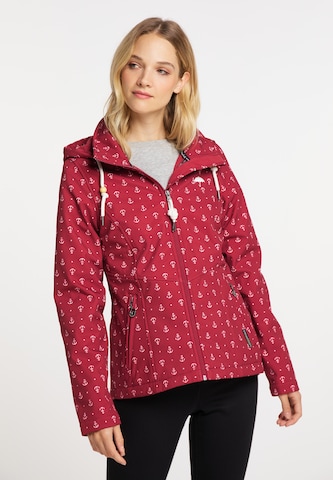 Schmuddelwedda Weatherproof jacket in Red: front