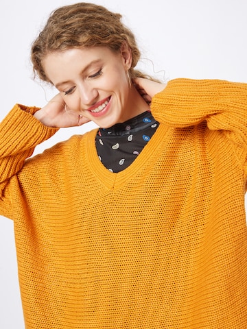 Noisy may - Pullover oversized 'Vera' em laranja