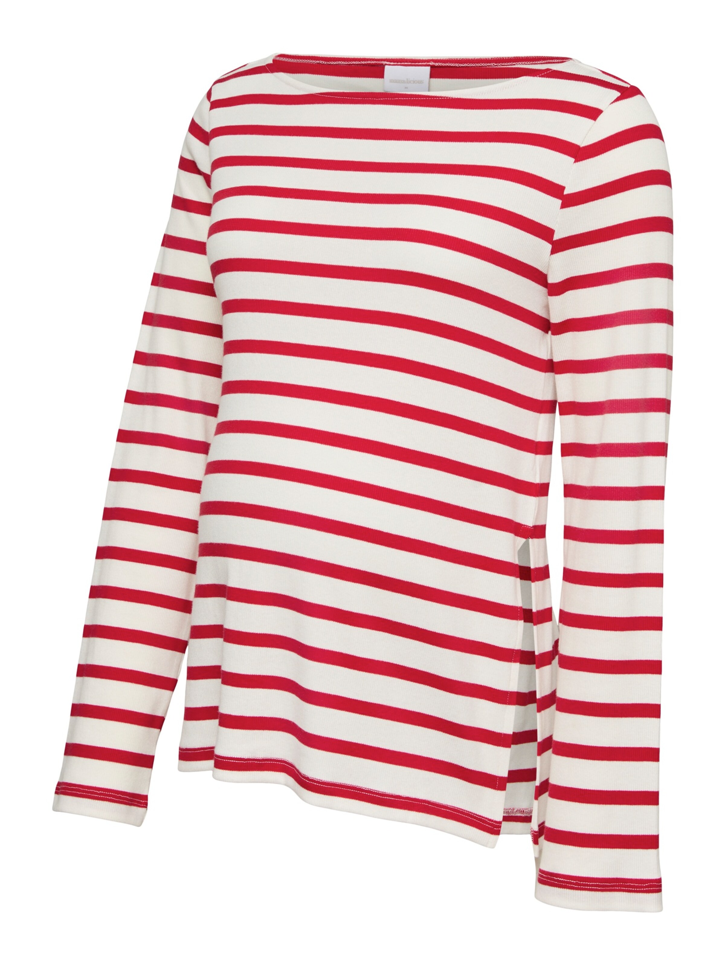 Tricou 'MLLANE VITA' de la MAMALICIOUS pe alb: față