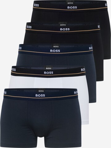 Boxers 'Essential' BOSS en bleu : devant