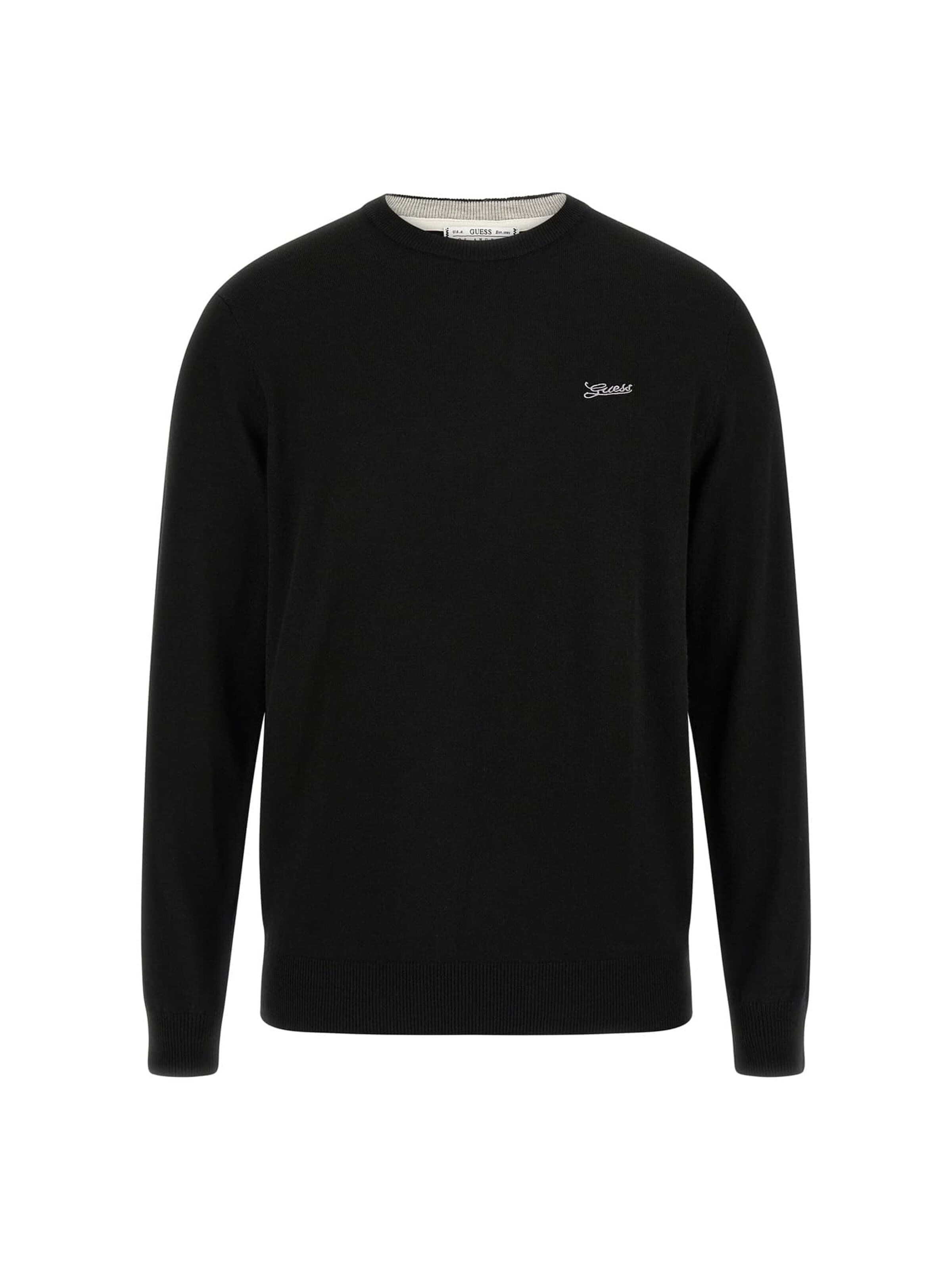 GUESS Pullover 'Daniel' in Schwarz: Vorderseite