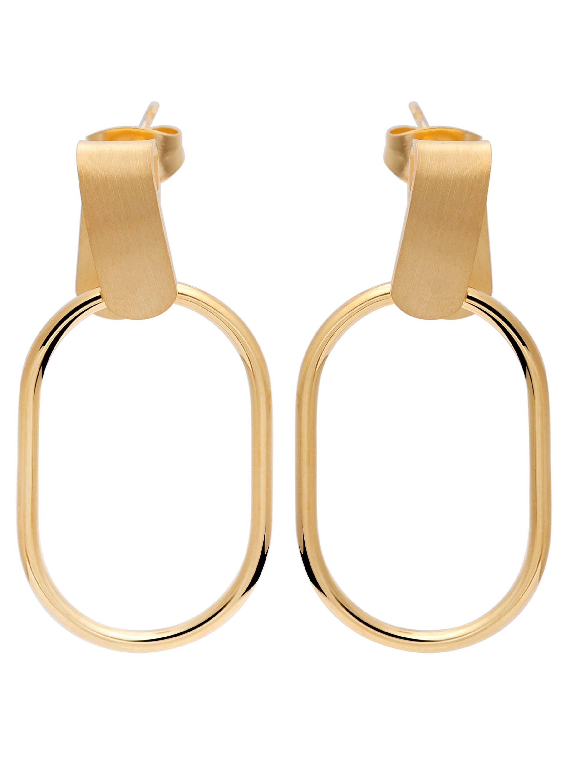 Akzent Earrings 'Aliisa, langlebig' in Gold: front