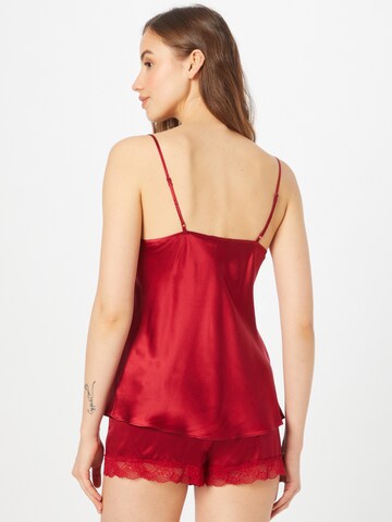 Chemise de nuit 'Milky Caraco' ETAM en rouge