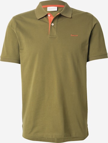 GANT Tričko – zelená: přední strana