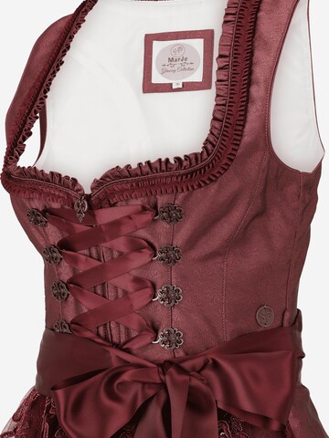 MARJO Dirndl 'Mia' in Rood