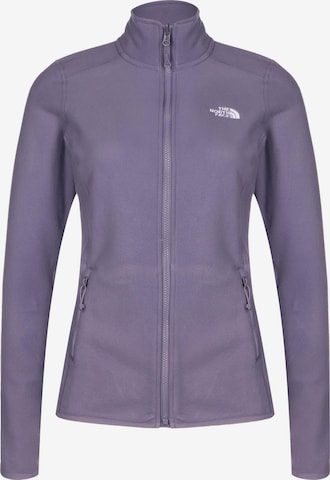 THE NORTH FACE Athletic Fleece Jacket 'Glacier' in Purple: front