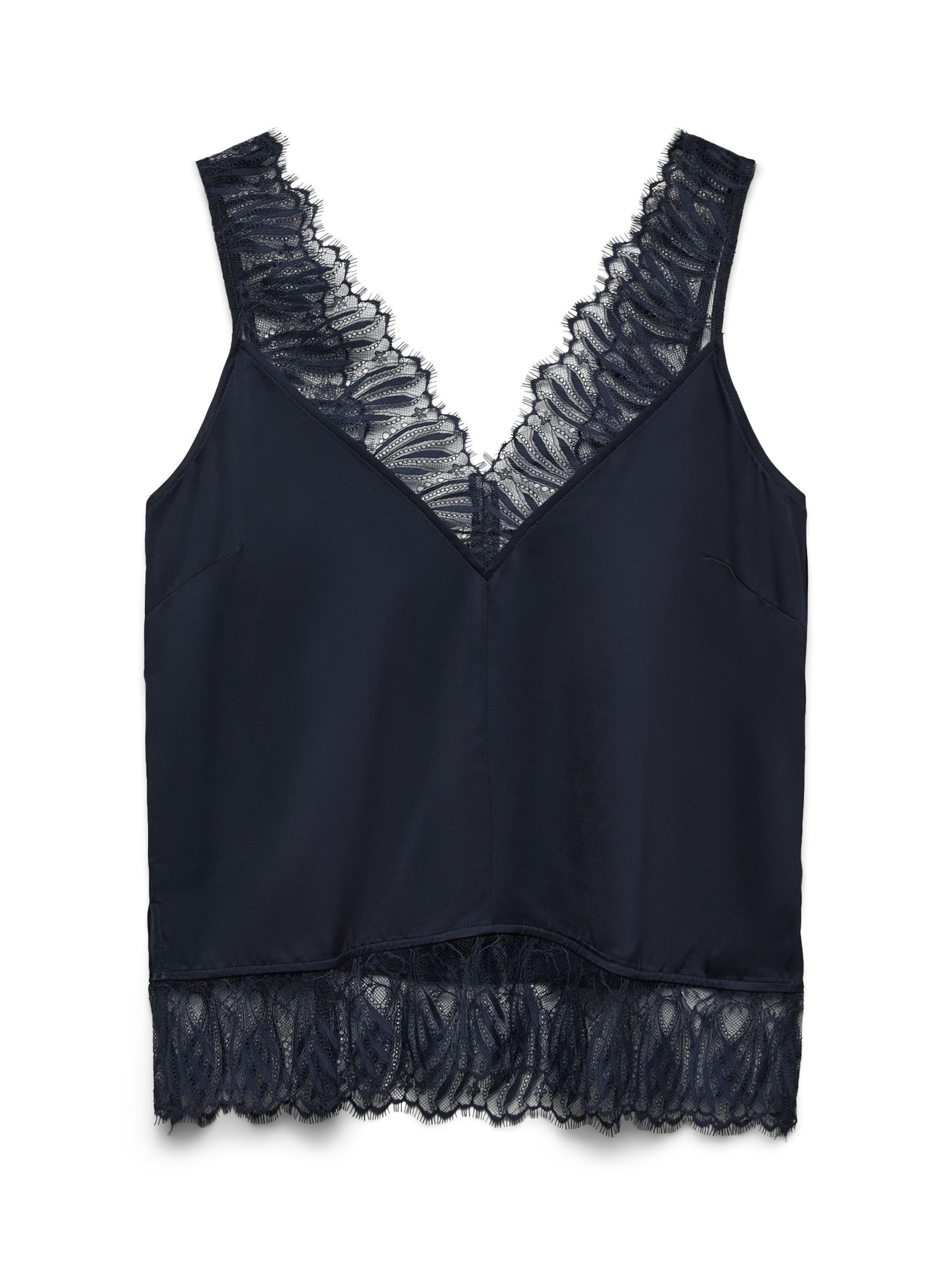VERO MODA Chemisier 'AWClaire' en S en bleu marine, Vue avec produit