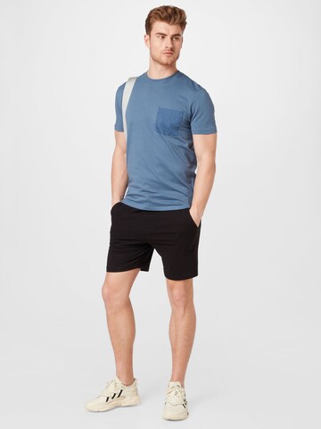 SELECTED HOMME T-Shirt 'ARVID' in Blau