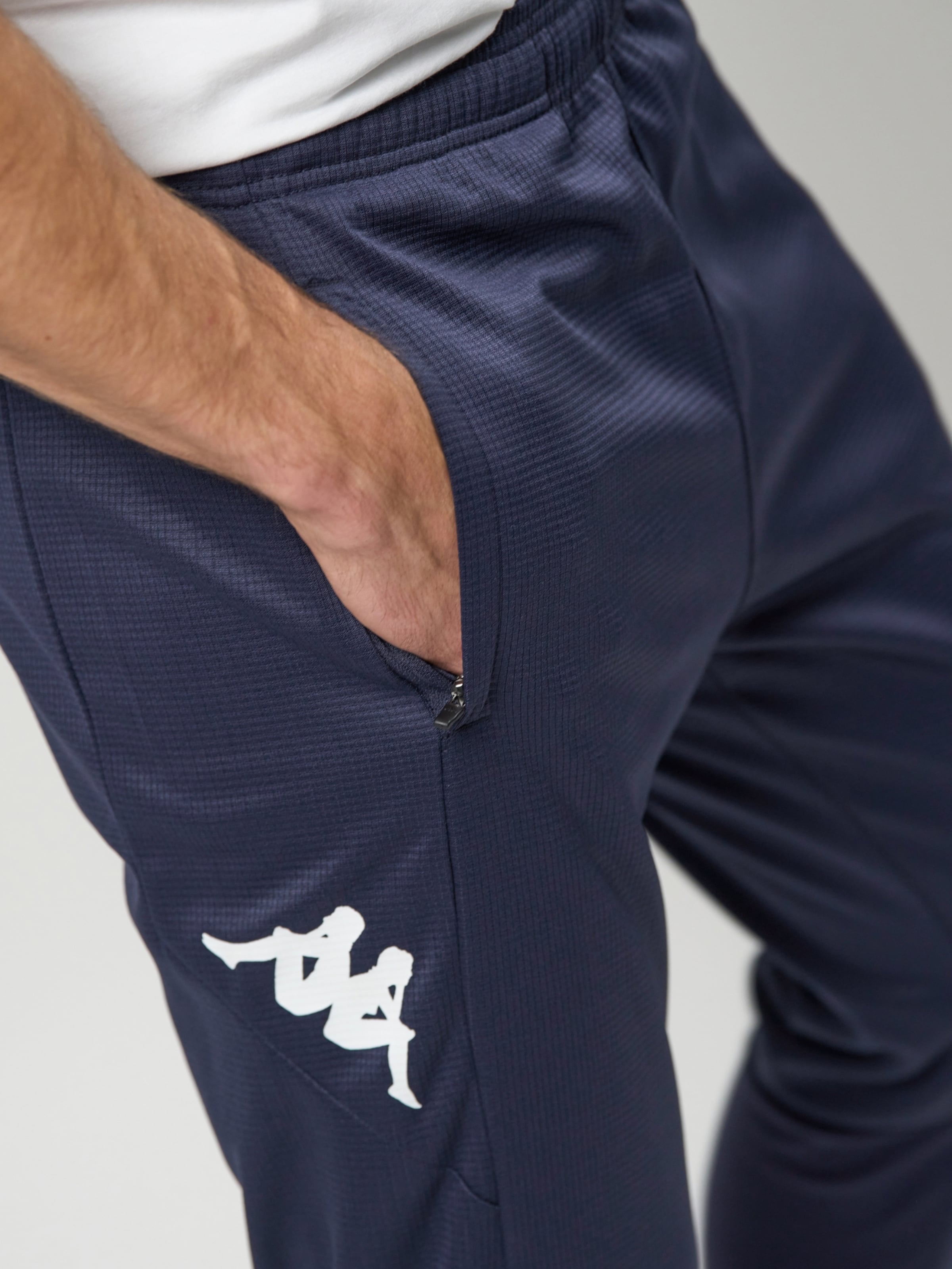 Regular Pantalon 'KMLogo Lorente' KAPPA en bleu