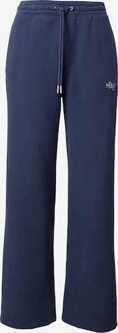 Abercrombie & Fitch Normalny krój Spodnie w kolorze niebieski: przód