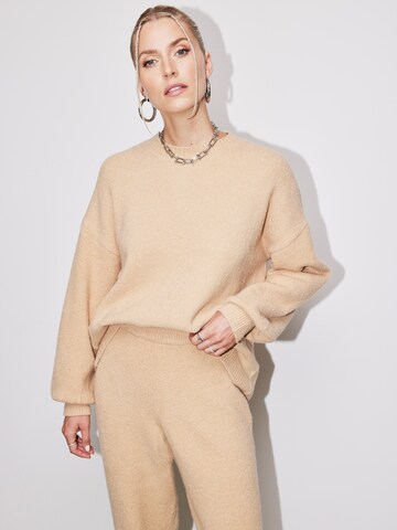 LeGer by Lena Gercke Trui 'Sita' in Beige: voorkant