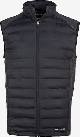 ENDURANCE Sportbodywarmer 'MIDAN M' in Zwart: voorkant