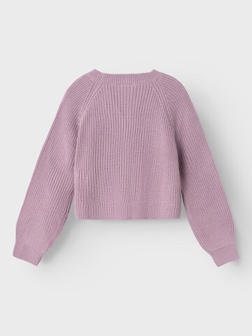 NAME IT Knit Cardigan 'Valea' in Purple