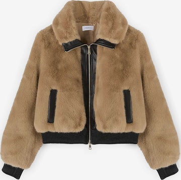 Manteau d’hiver MOTIVI en beige : devant