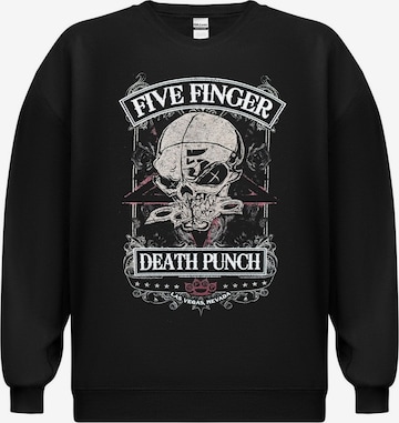 Sweat-shirt 'Five Finger Death Punch Five Finger Death Punch Wicked Master Rose Sweatshirt Sweatshirt' Rockshirts en noir : devant