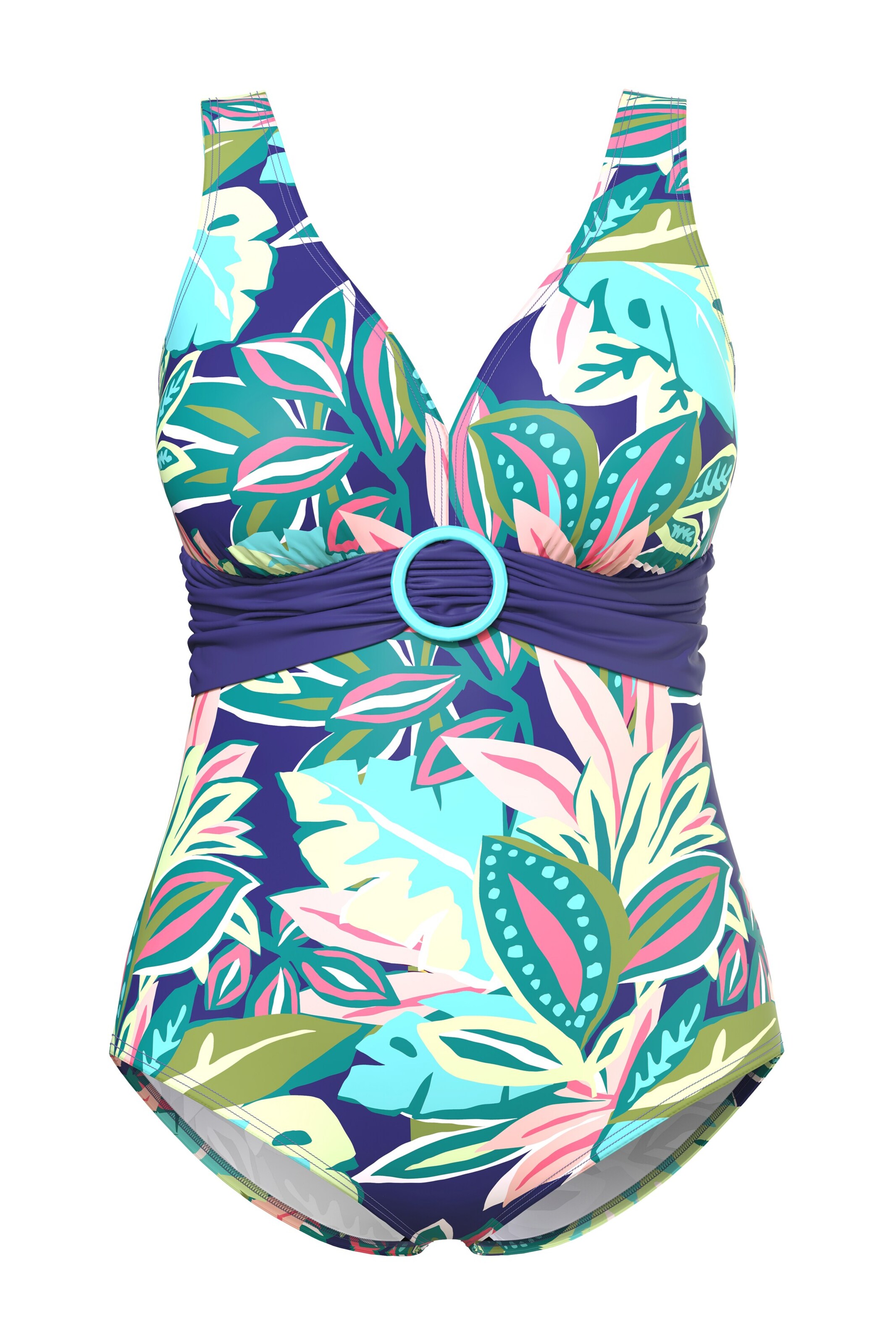 Balconnet Maillot de bain Ulla Popken en mélange de couleurs : devant