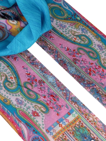 Écharpe SILK & CASHMERE en bleu