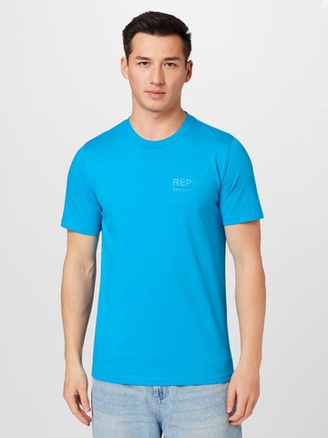 REPLAY Skjorte i blå: forside