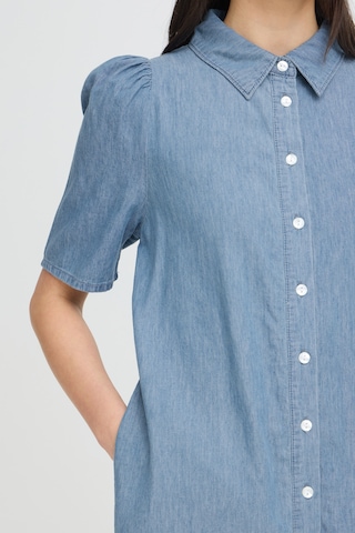 ICHI - Vestidos camiseiros 'ANCEY' em azul