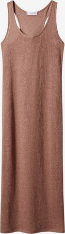 Robe 'Emile' MANGO en marron : devant